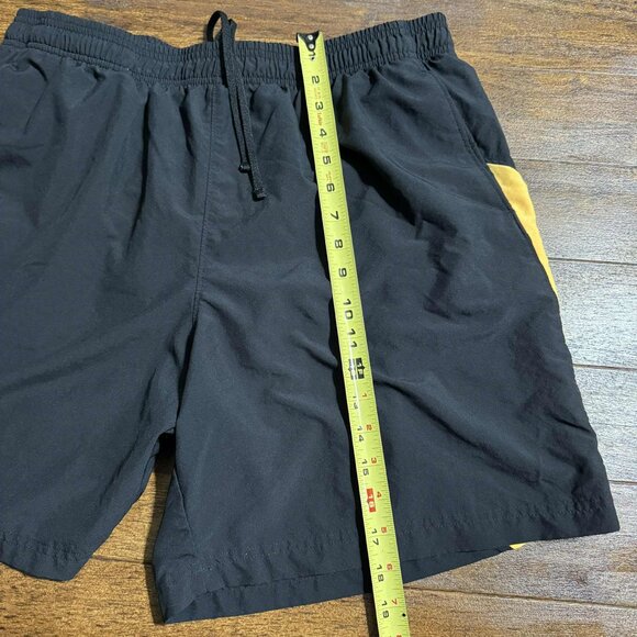 Mens Under Armour swimming trunks XL Black & Yellow - Picture 4 of 11